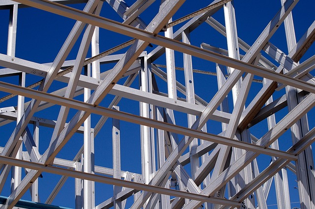 steel frame, frame, skeleton, geometric, steel, lines, angles, metal, blue frame, blue metal, steel frame, steel frame, steel frame, steel frame, steel frame, steel, steel